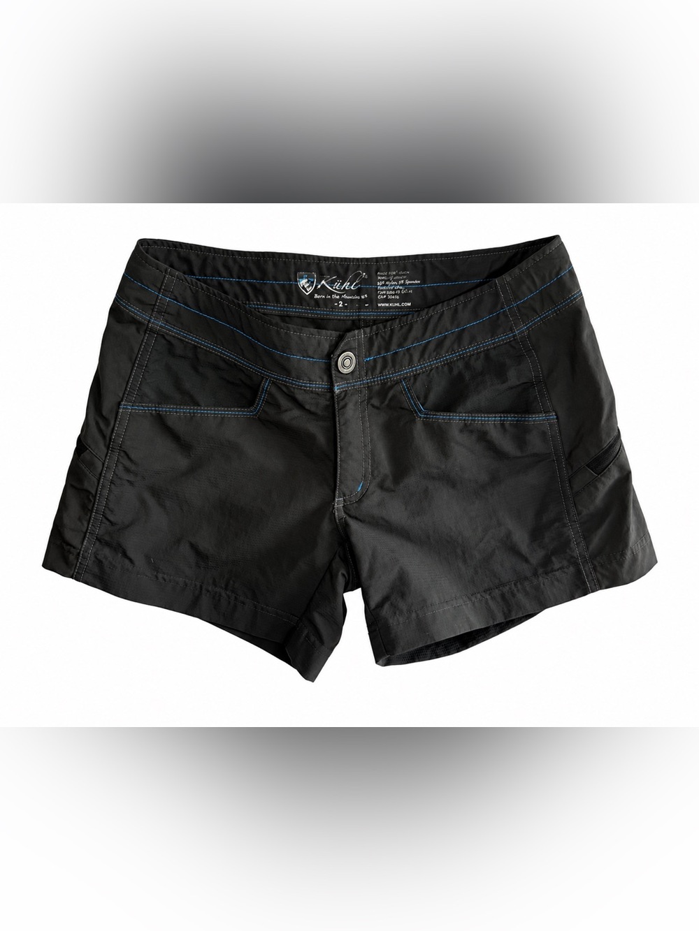 Kuhl Women's Black Performance Shorts Hiking Travel Sz 2